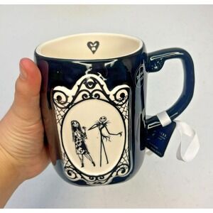 Disney by Rae Dunn Jack & Sally Mug Nightmare Before Christmas Love you To Death
